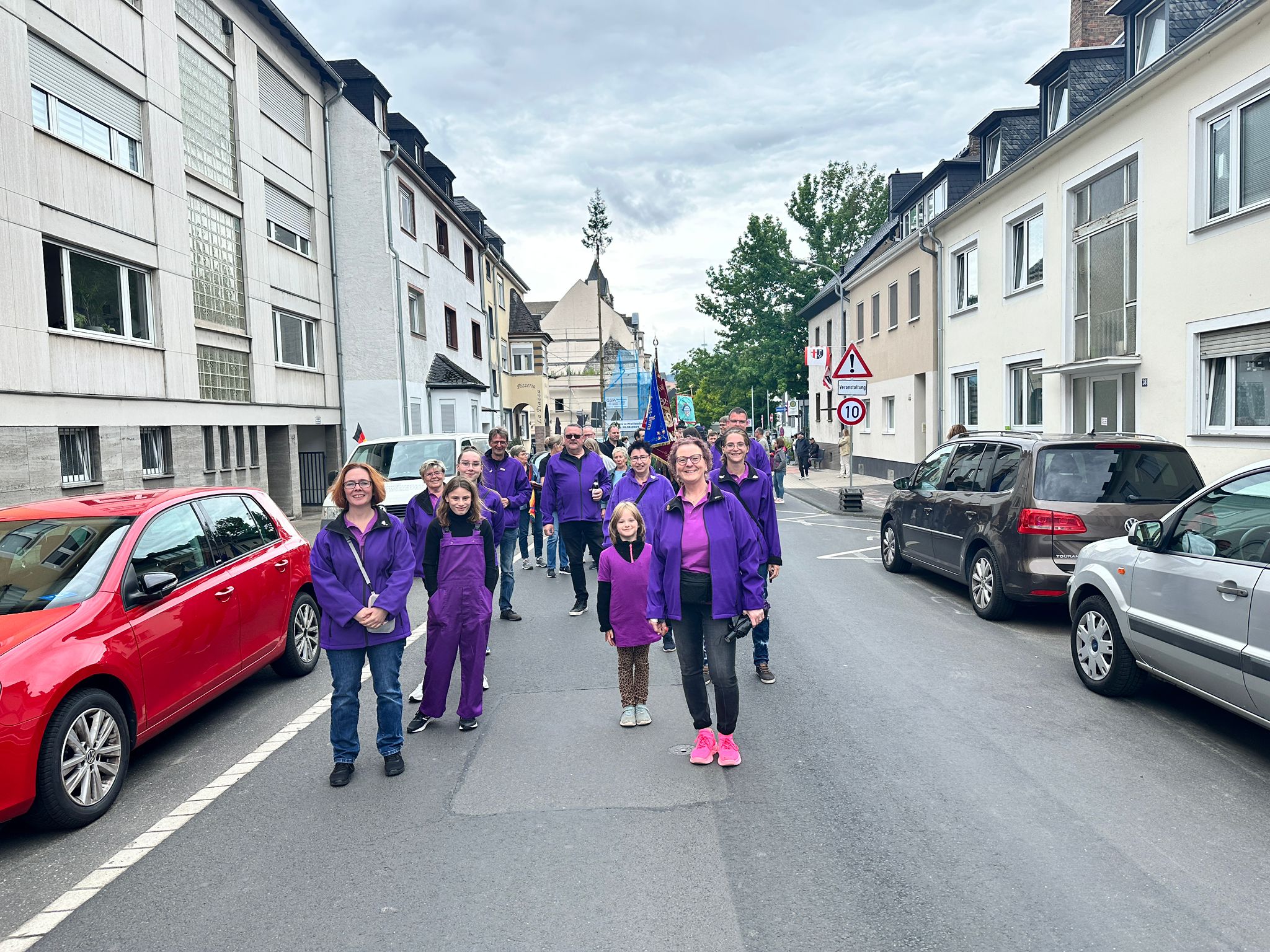 Der KSV beim Kirmesumzug in Pfaffendorf